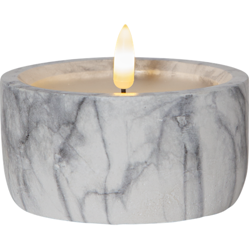 [6648003230] Star Trading Flamme Marble LED lys 10x7,5cm