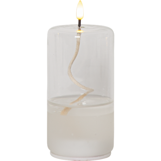 [6648003081] Star Trading Flamme Float LED gele lys 8x17cm