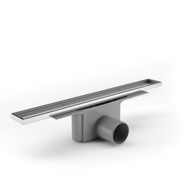 [930231424] Purus Line 800 mm Ø75 vandret udløb, rist design Tile insert