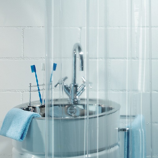 [930236346] Spirella forhæng transparent clear 180x200 cm