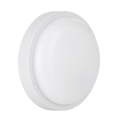 [4243802702] Eglo Boschetto-E udendørs LED væg/loftslampe Ø170, 1300lm, hvid