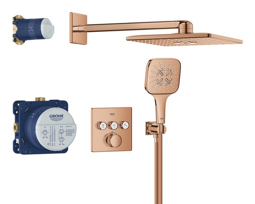 [722687392] Grohe Grohtherm Smartcontrol GRT Smartcontrol term.Sampak 3SC Cu