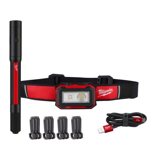[881081099] Milwaukee TRUEVIEW™ Powerpack lygtesæt IR HL450250