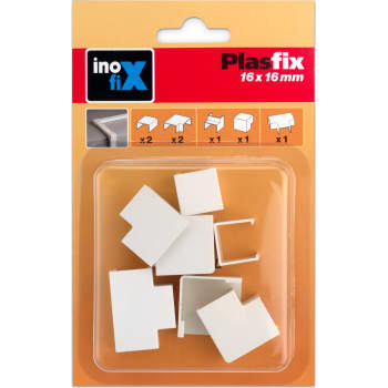 [6236100276] Formstykker til kabelkanal 16 x 16 mm hvid 3610