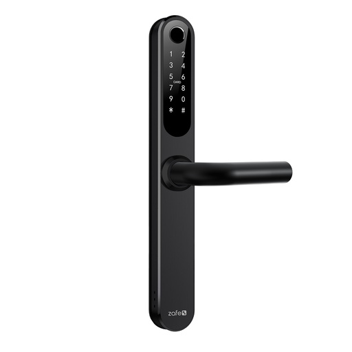 [894109002] Zafe T-Lock SCANDI, smartlås med APP, sort, 39 mm