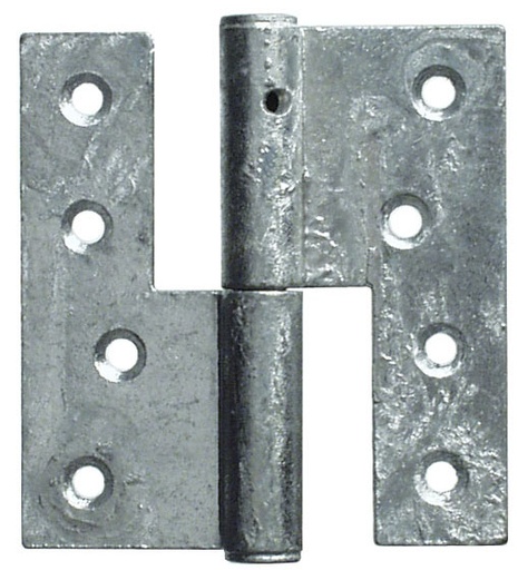 [894083220] HÆNGS. 1010H 109X38X2,5 GALV   HAMBORG SKARPE HJØRNE U/RING