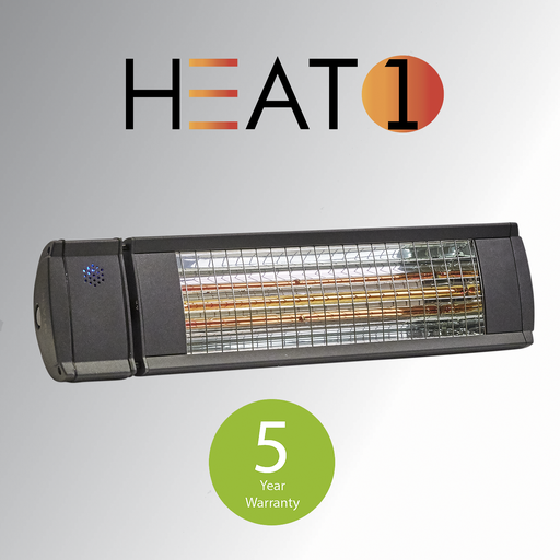 [6278200364] HEAT1 terrassevarmer ECO HIGH-LINE 1500W med fjernbetjening