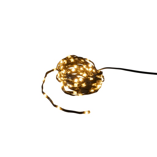 [6648708276] Konstsmide shinline 100 amber LED med lysdæmp 5m