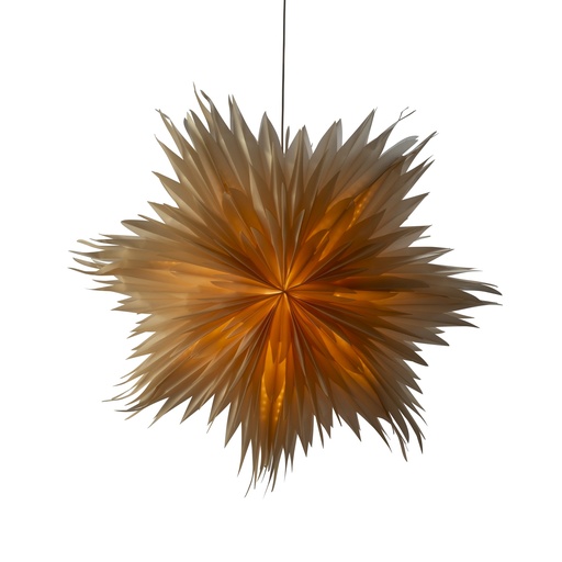 [6648708247] Konstsmide papirstjerne inkl. Ledningsstativ 60cm, perlemor