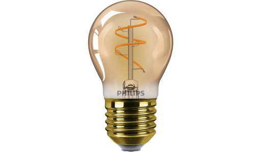 [2057820377] LED krone filament 2,7W 180 lumen 1800K E27, ravfarvet, dæmpbar