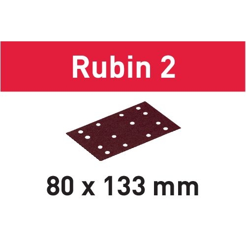 [853030501] Festool Rubin 2 slibepapir STF 80x133 korn P180, 50 stk.