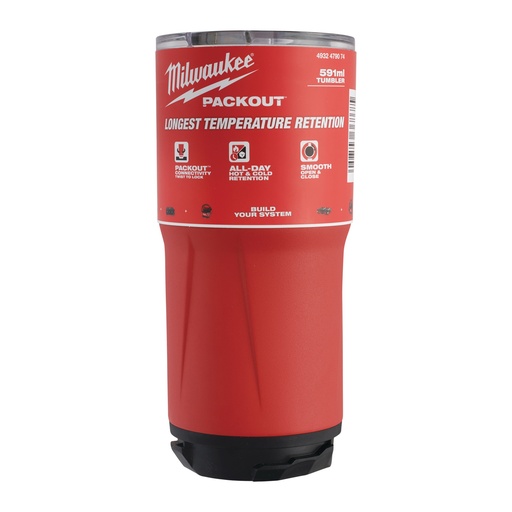 [881896008] Milwaukee PACKOUT™ termokop rød, 591 ml