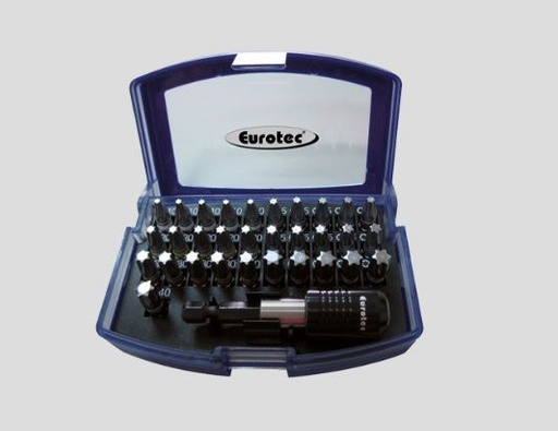 [853014069] Eurotec bitssæt TX, 31 dele, TX10-40