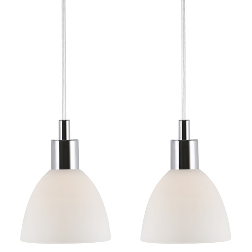 [4241239487] Pendelsæt Ray 2-Kit E14 max 2x40W krom/opal