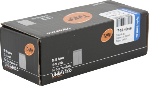 [894022957] Stifter TF-18, 1,2 x 40 mm, FZB, 5000 stk.