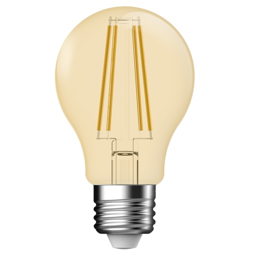 [4257000008] LED-Deko E27 A60 Klassisk Standard 5,4W, dæmpbar, guld