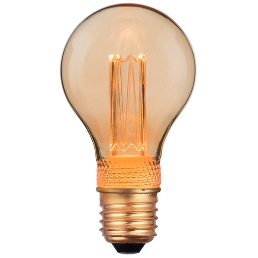 [4257000079] LED-Deko E27 A60 Retro Standard 2,3W, dæmpbar, guld