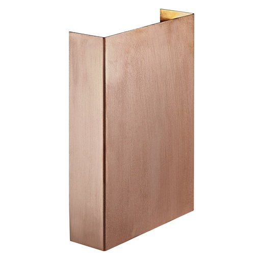 [4243912294] Fold 15 væg, 2x3,5W, 3000K, kobber