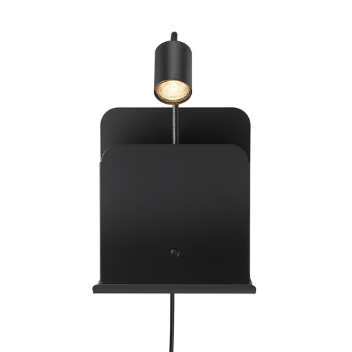 [4243005664] Roomi Indoor Væglampe GU10 sort