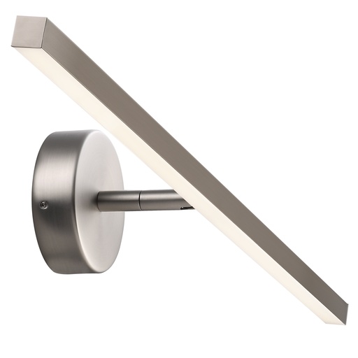 [4243021936] IP S13 60 Væg Incl. Led modul børstet stål