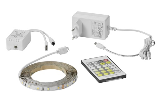 [4257012779] LED Strip Trinløs IP44 3000-6000K 3 meter hvid