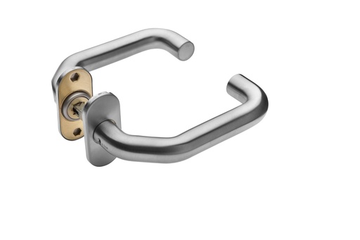 [894067093] Dørgreb UF-form, 19 mm, CC50, oval, 33 - 44mm, børstet stål