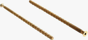 [894016900] Bøsningsskrue, 5 x 110 mm, poleret messing