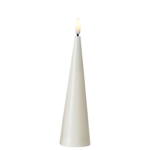 [6648708027] Sille Kegle Ø4,8x17cm, Hvid