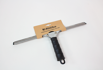 [853006219] Roliba vinduesskraber Pro m/udskift. gummi, rustfri stål, 350 mm