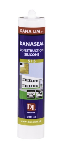 [894071516] Byggesilicone 515  300ml Brun.