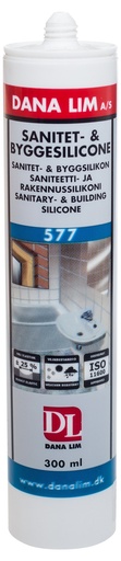 [894038848] Sanitet- & Byggesilicone 577, Manhattan grå 300 ml