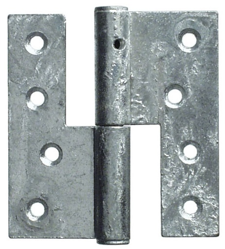 [894036308] HÆNGS. 1003H 85X33X2,5 GALV HAMBORG SKARPE HJØRNE U/RING