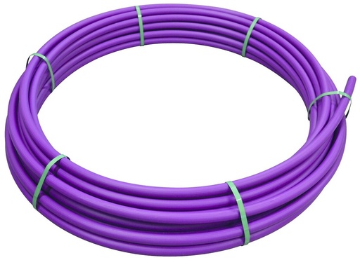 [070586032] Wavin 32 mm PE80 PN10 SDR11 rør, lilla, 100 m, EN 12201