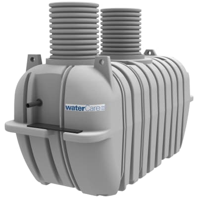 [223193144] WaterCare 4000 l 3-kammertank med Flygt DX35-5 pumpe, 10PE
