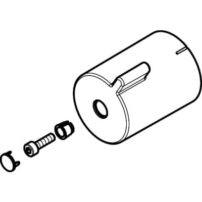 [930036955] HG krom greb til termostat