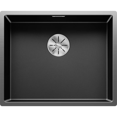 [930234497] BLANCO CLARON 500-IF/N Dark St UXI køkkenvask 54x44cm SILGRANIT®