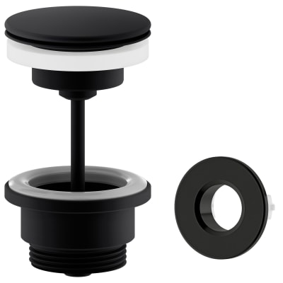 [747084611] DAMIXA bundventil ø63mm. Push-Up. Mat sort