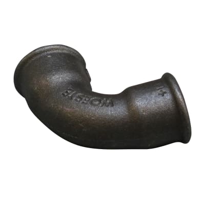 [000020108] 1" Sort bøjning 90° muffe/muffe