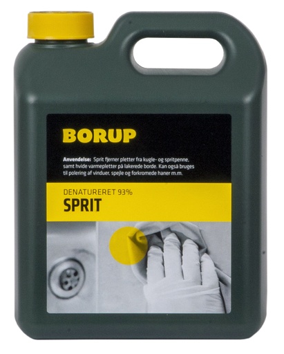 [894060310] Denatureret sprit 93% 2,5ltr