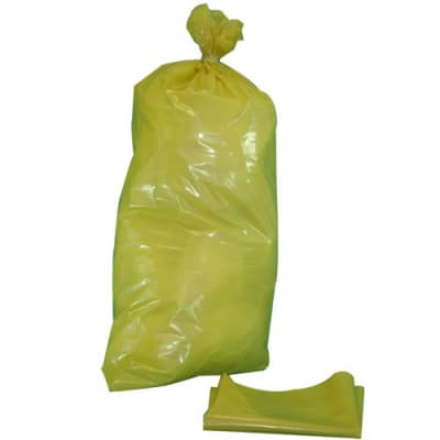 [991022172] Affaldssæk, gul plast, 60 x 110 cm, 110 my,