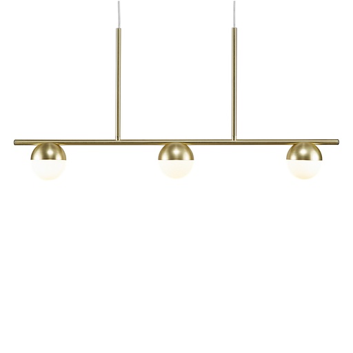 [4241740235] Contina 3-pendel, G9, messing