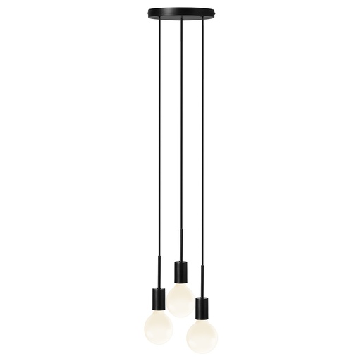 [4241005239] Paco 3-Pendel E27 sort