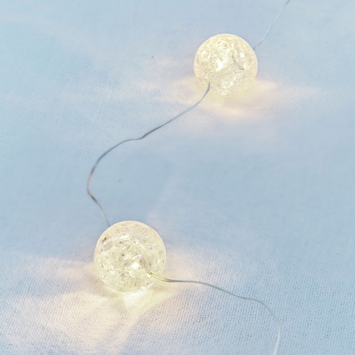 [6648708056] Maja Kugle, 20LED, Hvid