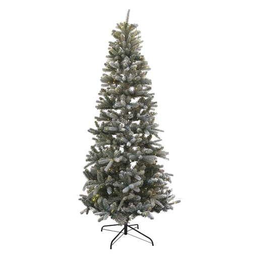 [6648708991] Sirius Elias juletræ hvid, 240cm