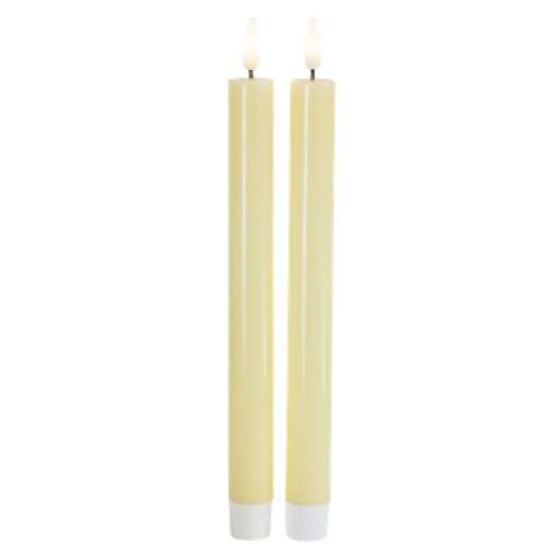 [6648707756] Sille Krone 2 Stk. sæt, Ø2x25cm, Pale Yellow