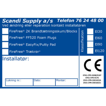 [4239990165] CE-ETIKET PLUG-2K-EASYFIX-TRÆKRØR 10S
