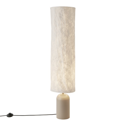 [4244018281] Talli Gulvlampe brun/hvid tyvek