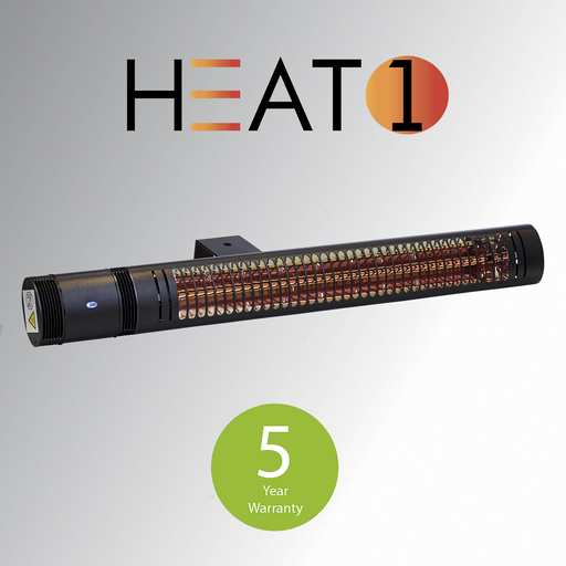 [6278200393] HEAT1 terrassevarmer ECO HIGH-LINE 2000W med fjernbetjening