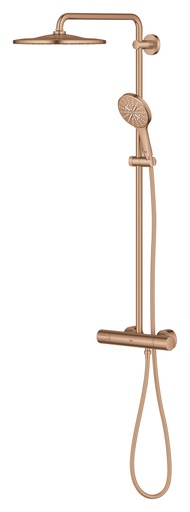 [722286633] Grohe Rainshower 310 bruseSystem term. 9,5l Børstet Warm Sunset