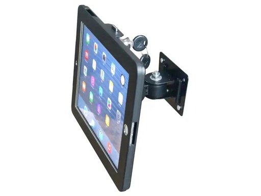 [H52037] Vægbeslag til iPad Air (10,5") - Med nøglelås, Sort